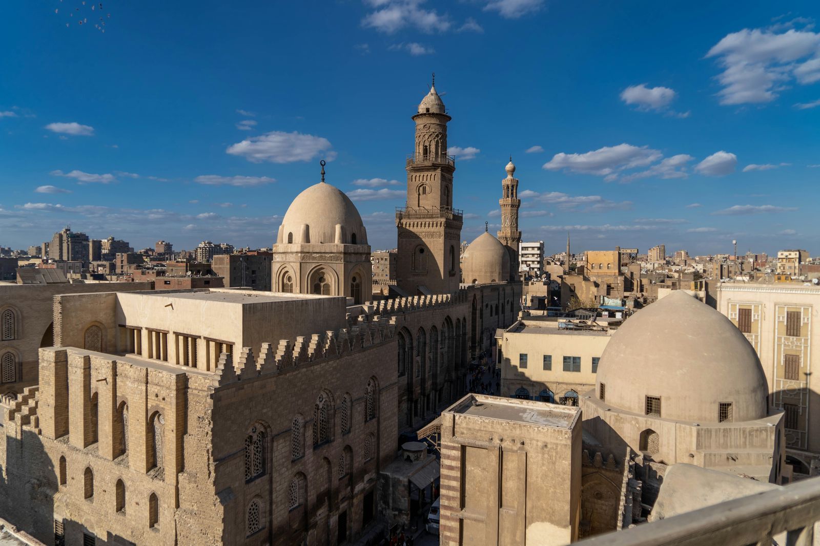 The domes and rooftops of old Cairo